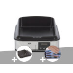 Plancha électrique enosign 40 en inox - 1, 8 kw - eno + housse + coffret du chef Plancha électrique enosign 40 en inox - 1, 8 kw - eno + housse + coffret du chef