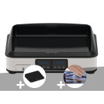 Plancha électrique enosign 65 en inox - 3 kw - eno + couvercle + coffret du chef Plancha électrique enosign 65 en inox - 3 kw - eno + couvercle + coffret du chef
