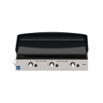Plancha  gaz initial 65 en inox 3 brleurs - 6, 3 kw - eno
