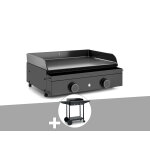 Plancha gaz origin 60 acier avec chariot - forge adour