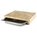 Planche à découper bois + tiroir bac eno Planche à découper bois + tiroir bac eno