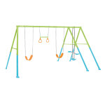 Portique pour enfants 4 agrs balanoires + face  face - intex