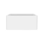 Pot de fleurs pure soft brick long 80 x 39 x h. 39 cm - blanc