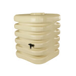 R�cup�rateur d'eau de pluie cubique 1000 l + kit raccord ch�neau - beige - bellijardin
