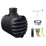 Récupérateur d'eau de pluie à enterrer 1600 l - garantia Récupérateur d'eau de pluie à enterrer 1600 l - garantia
