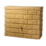 Rcuprateur d'eau de pluie rocky mural 400l - sable - garantia