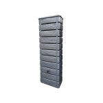Récupérateur d'eau de pluie wood 300 l imitation bois anthracite - bellijardin Récupérateur d'eau de pluie wood 300 l imitation bois anthracite - bellijardin