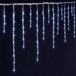 Rideaux stalactites extérieurs 600 leds - feeric christmas Rideaux stalactites extérieurs 600 leds - feeric christmas