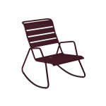 Rocking chair en mtal monceau cerise noire - fermob
