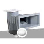 Skimmer hayward premium grande meurtrire gris clair (liner) + filtre pour paniers de skimmer pureflow ...