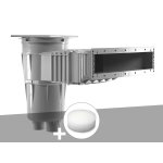 Skimmer hayward miroir grande meurtri�re (liner) + filtre pour paniers de skimmer pureflow