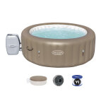 Spa gonflable lay - z - spa palm springs rond airjet 4 / 6 places - bestway Spa gonflable lay - z - spa palm springs rond airjet 4 / 6 places - bestway