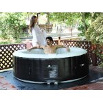 Spa gonflable rond bulles 6 places - aquazendo