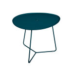 Table basse de jardin ovale en métal cocotte bleu acapulco - fermob Table basse de jardin ovale en métal cocotte bleu acapulco - fermob