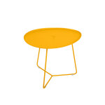 Table basse de jardin ovale en m�tal cocotte miel - fermob