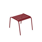 Table basse ou repose pied en m�tal monceau piment - fermob