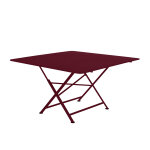 Table de jardin carrée cargo 130 x 130 cm cerise noire - fermob Table de jardin carrée cargo 130 x 130 cm cerise noire - fermob