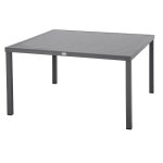 Table de jardin carre piazza 8 places graphite - hespride