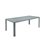 Table de jardin extensible en métal rectangulaire oléron gris orage - 6 / 12 places - fermob Table de jardin extensible en métal rectangulaire oléron gris orage - 6 / 12 places - fermob