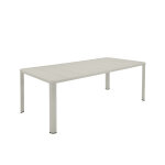 Table de jardin en mtal rectangulaire olron gris argile - 12 places - fermob