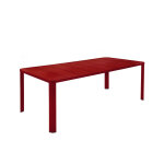 Table de jardin en métal rectangulaire oléron piment - 12 places - fermob Table de jardin en métal rectangulaire oléron piment - 12 places - fermob