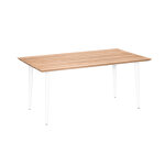 Table de jardin rectangulaire en bois teck maldives - 4 places - jardiline