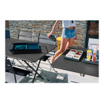 Table de jardin rectangulaire cargo 128 x 90 cm carbone - fermob Table de jardin rectangulaire cargo 128 x 90 cm carbone - fermob