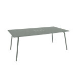 Table de jardin rectangulaire en métal monceau 8 places gris lapilli - fermob Table de jardin rectangulaire en métal monceau 8 places gris lapilli - fermob