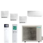 Daikin quadri - split emura 5mxm90a + 2 x cvxm20a + ftxj35aw + fvxm25a