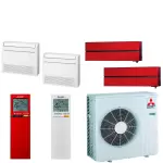 Mitsubishi electric mitsubishi quadri - split mxz - 5f102vf + mfz - kt35vg + mfz - kt25vg + 2 x msz - ... Mitsubishi electric mitsubishi quadri - split mxz - 5f102vf + mfz - kt35vg + mfz - kt25vg + 2 x msz - ...