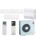 Mitsubishi electric mitsubishi quadri - split mxz - 5f102vf + msz - ay15vgk + mfz - kt25vg + 2 x msz ... Mitsubishi electric mitsubishi quadri - split mxz - 5f102vf + msz - ay15vgk + mfz - kt25vg + 2 x msz ...