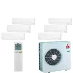 Mitsubishi electric mitsubishi sextuple - split mxz - 6f120vf + 5 x msz - ay15vgk + msz - ay50vgk