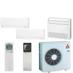 Mitsubishi electric mitsubishi tri - split mxz - 3f54vf + 2 x msz - ay15vgk + 1 x mfz - kt25vg