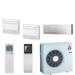 Mitsubishi electric mitsubishi tri - split mxz - 3f68vf + 2 x mfz - kt25vg + msz - ef25vgks Mitsubishi electric mitsubishi tri - split mxz - 3f68vf + 2 x mfz - kt25vg + msz - ef25vgks