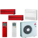 Mitsubishi electric mitsubishi tri - split mxz - 3f68vf + 2 x msz - ln25vgr + mfz - kt25vg Mitsubishi electric mitsubishi tri - split mxz - 3f68vf + 2 x msz - ln25vgr + mfz - kt25vg