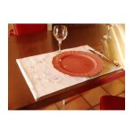 Atelier de la deco 2 sets de table blanc brod� -