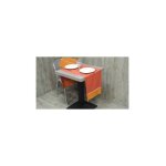 Atelier de la deco chemin de table proven�al ocre et rouille -