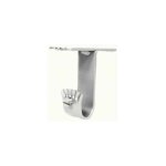Riel chyck support plafond fer forg� nickel mat -