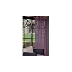 Voilage uni violet charlotte - Voilage uni violet charlotte -