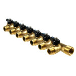 Collecteur mle 3 / 4  (20 / 27) - femelle 1 / 2  (15 / 21) avec mini - vannes monobloc 7 dparts mle ...
