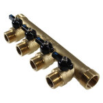 Collecteur mini - vanne 1  (26 / 34) - 4 dparts mle 3 / 4  (20 / 27) - arcanaute
