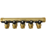 Collecteur mini - vanne 1  (26 / 34) - 5 dparts mle 3 / 4  (20 / 27) - arcanaute