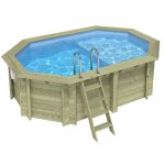 Altanka piscine bois nemo 4, 30 x 3, 00 x h1, 18m avec plage - sans dalle
