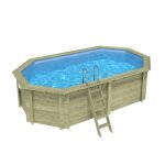 Altanka piscine bois nemo 5, 79 x 3, 49 x h1, 45m - sans dalle