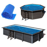 Bches  bulles gr pour piscine composite avant garde modle - pour piscine octogonale 6, 64 x 3, 86m ...