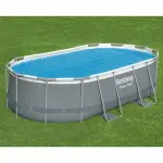B�che � bulles pour piscine bestway ovale - piscine ovale 4, 88 x 3, 05m