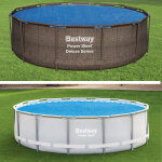 Bche  bulles pour piscine bestway ronde modle - piscine diamtre 5, 49m