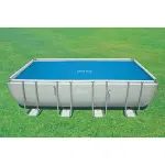 B�che � bulles pour piscine intex rectangulaire - piscine rectangulaire 9, 75 x 4, 88m gris renforc�