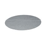 B�che � bulles pour piscine intex ronde - piscine diam�tre 4, 57m gris renforc�