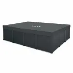 B�che de protection pour piscine intex graphite ou sequoia - piscine rectangulaire 4, 00 x 3, 00m
